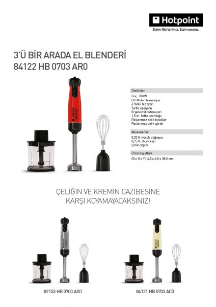 Hotpoint-Ariston HB 0703 AR0 Blender