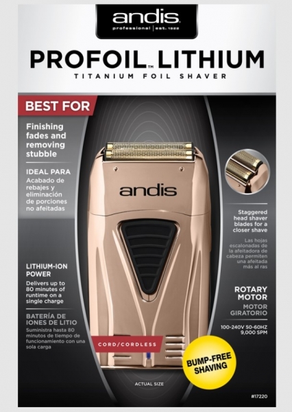 Andis Profoil Lithium Titanium TS-1 Sakal Kesme Makinesi