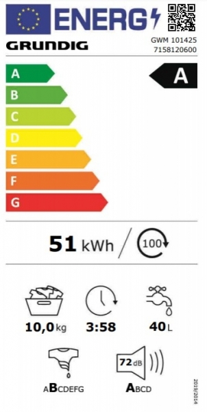 Grundig GWM 101425 Çamaşır Makinesi