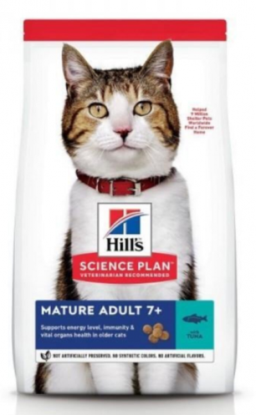Hill's Science Plan Hills +7 Ton Balıklı Yaşlı 1.5 kg Kedi Maması
