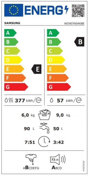 Samsung WD5000T (WD90TA046BE1/AH) Çamaşır Makinesi