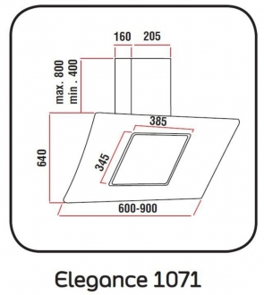 Alveus Elegance 1071 Davlumbaz