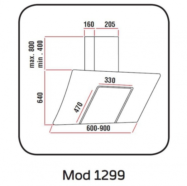 Famos Mod 1299 Davlumbaz