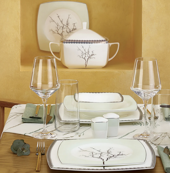 Karaca Fine Pearl Banyan 62 Parça Yemek Takımı