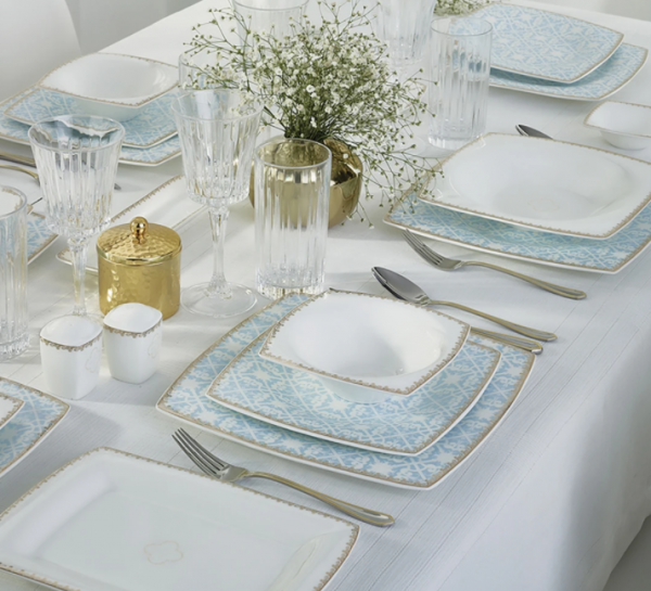 Karaca Fine Pearl Contour 62 Parça Yemek Takımı
