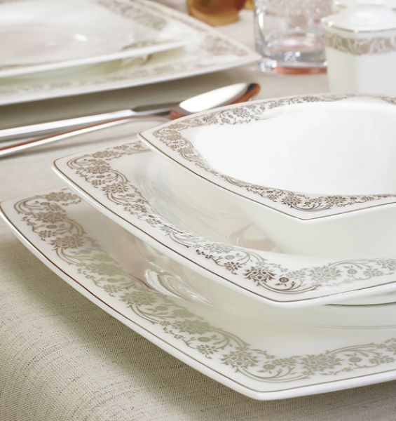 Karaca Fine Pearl Trove 62 Parça Yemek Takımı
