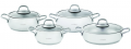 Cookplus Heybeli 8 Parça Çelik Tencere Seti resim