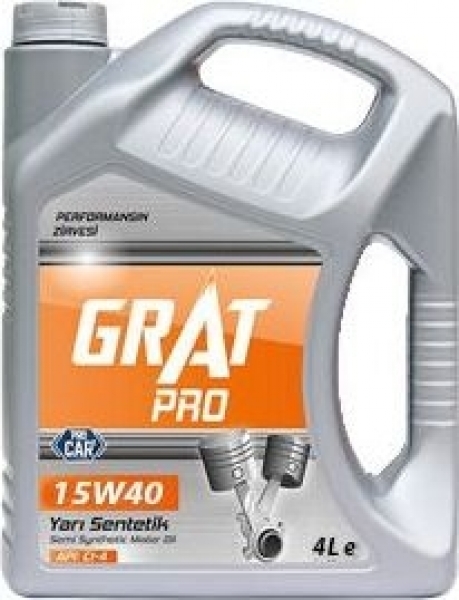 Grat Pro 15W-40 Motor Yağı (4 litre)