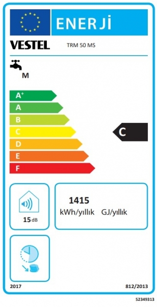 Vestel TRM 50 MS Hermetik Şofben