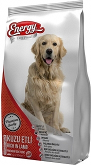 Energy Kuzu Etli ve Pirinçli Yetişkin 15 kg Köpek Maması