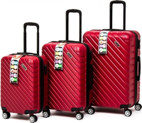 Anka A1001 Travel Polo A1001 Abs 3'lü Valiz Seti