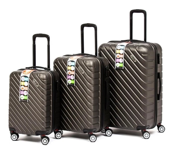 Anka A1001 Travel Polo A1001 Abs 3'lü Valiz Seti