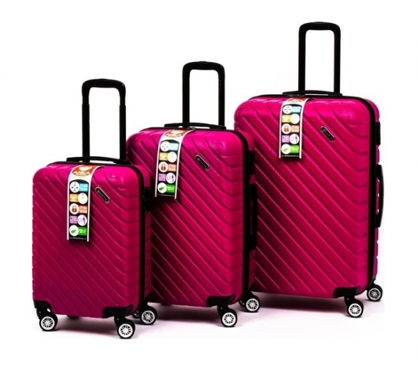 Anka A1001 Travel Polo A1001 Abs 3'lü Valiz Seti