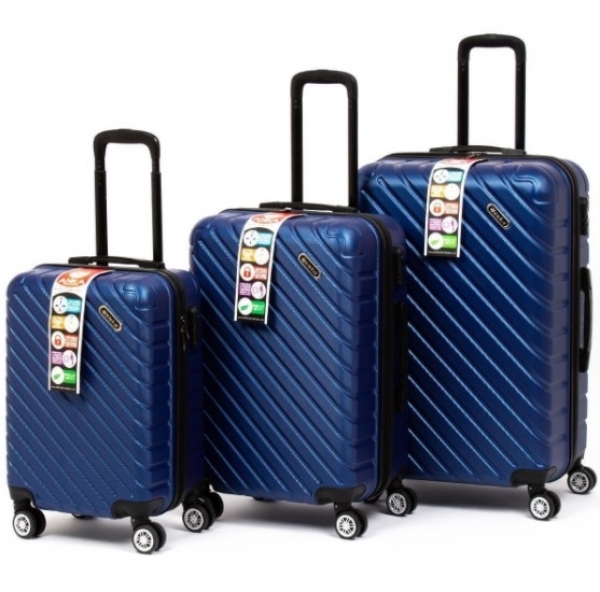 Anka A1001 Travel Polo A1001 Abs 3'lü Valiz Seti