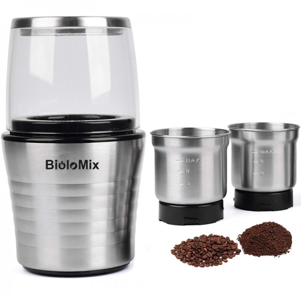 Biolomix 300W Kahve ve Baharat Öğütücü