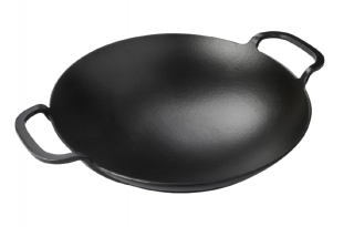 Lava Döküm Metal Kulplu Wok Tava 38 cm