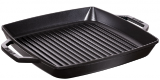 Staub 405117835 Çift Kulplu Döküm Izgara Tava 33 cm