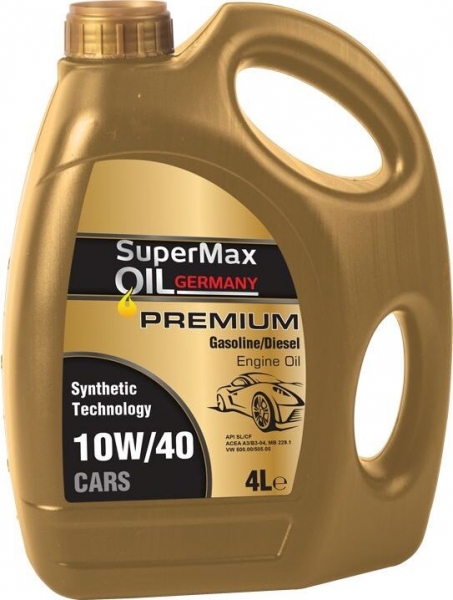 SuperMax Oilgermany Premium 10W-40 Motor Yağı (4 litre)