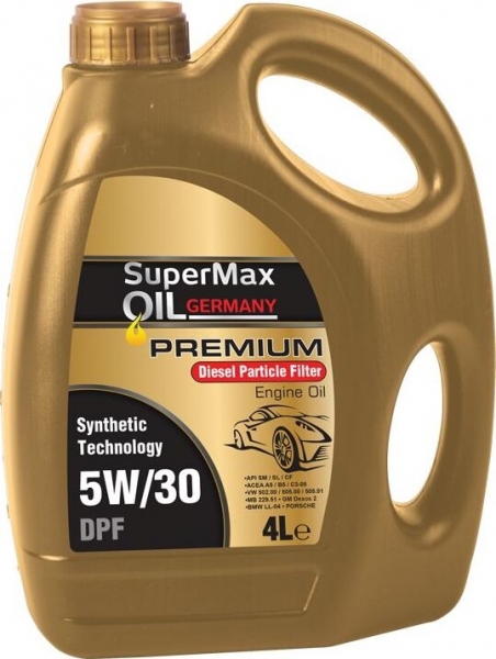 SuperMax Oilgermany Premium DPF 5W-30 Motor Yağı (4 litre)
