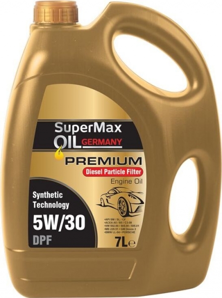 SuperMax Oilgermany Premium DPF 5W-30 Motor Yağı (7 litre)