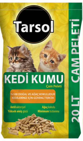 Tarsol Çam Peleti 20 lt Kedi Kumu