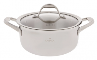 Karaca Power Steel 3 Ply Çelik Derin Tencere 24 cm