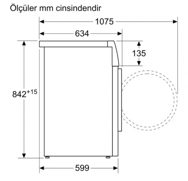 Siemens WQ43G2A0TR Isı Pompalı Kurutma Makinesi