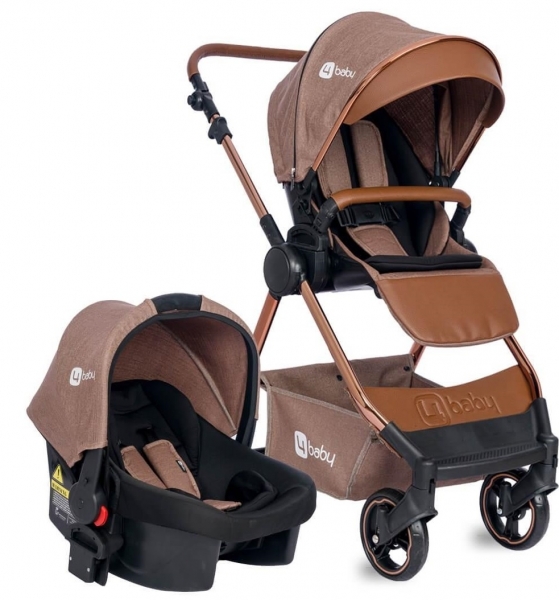 4 Baby AB-473 Bagi Bronz Premium Travel Sistem Bebek Arabası