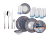 Neva Yakamoz Ritim N2943 66 Parça Yemek Takımı