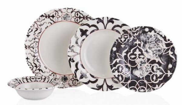 Neva Bitter Samyeli Bitter N3005 66 Parça Yemek Takımı