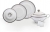 Porio Siena S. Bonechina PYT-525 74 Parça Yemek Takımı