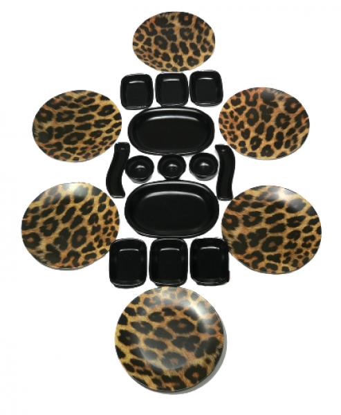 Keramika Leopar 19 Parça Kahvaltı Takımı