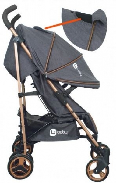 4 Baby AB200 Baron Gold Şase Bebek Arabası
