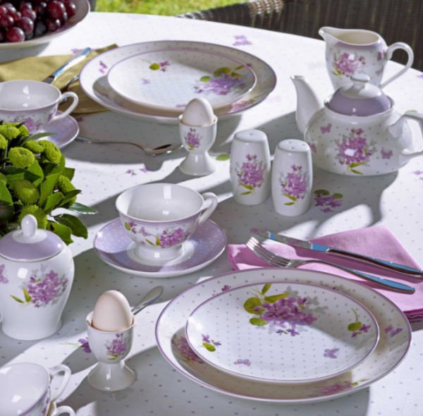 Pierre Cardin Violet 49 Parça Kahvaltı Takımı