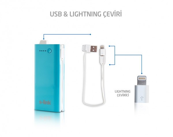 S-link IP-821 5200 mAh Powerbank