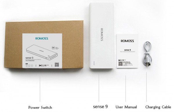 Romoss Sense 9 25000 mAh Powerbank