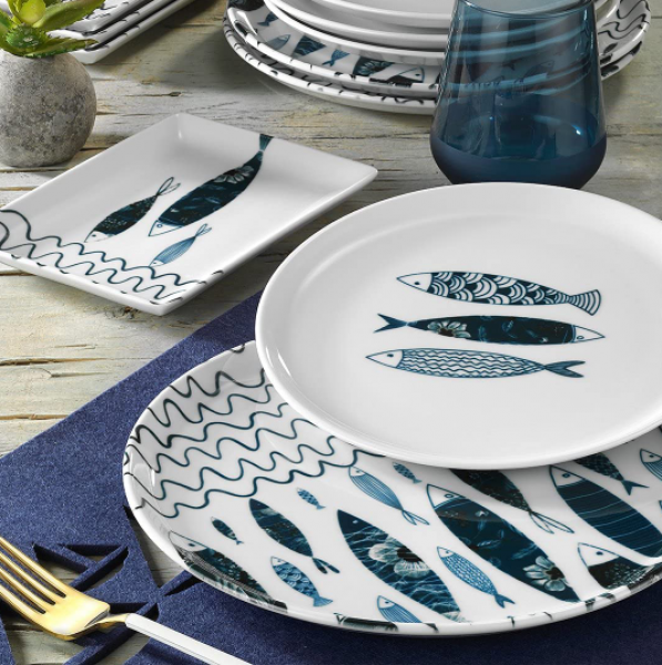 Porland Fish 18 Parça Kahvaltı Takımı