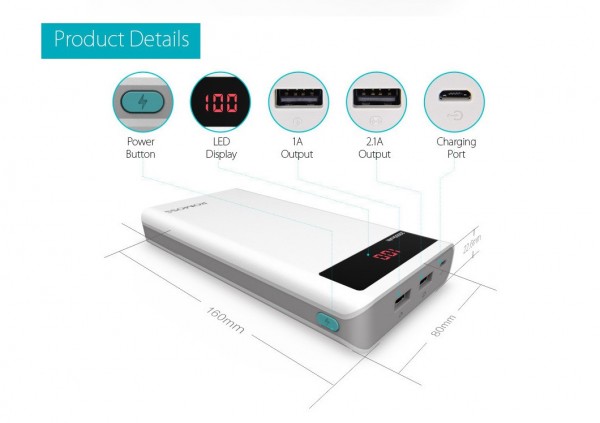 Romoss Sense 6P 20000 mAh Powerbank
