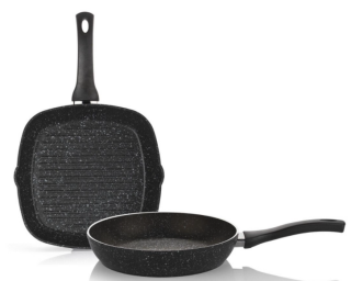 Schafer Dark Storm 2 Parça Tava ve Grill Tava Seti