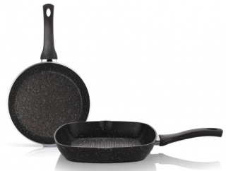 Schafer Dark Storm 2 Parça Tava ve Grill Tava Seti