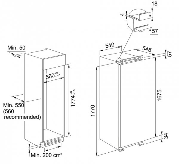 Franke FSDF 330 NF Derin Dondurucu