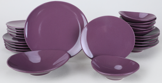 Keramika Oval Mat 24 Parça Yemek Takımı