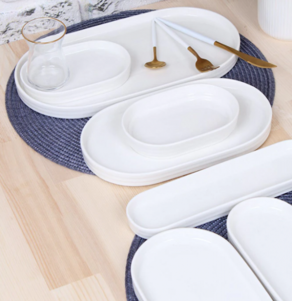 Arow Pure Oval 13 Parça Kahvaltı Takımı