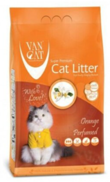 Vancat Portakal Kokulu İnce Taneli 5 kg Kedi Kumu (5 kg)