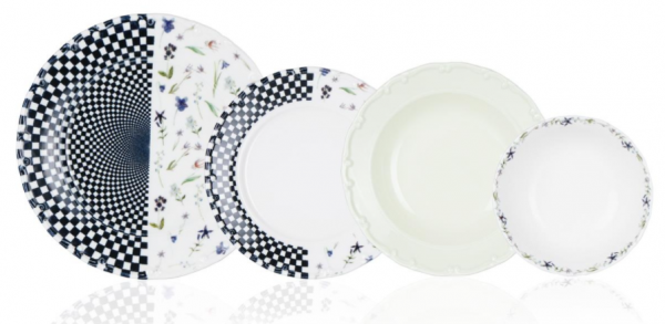 Acar Garden 24 Parça Yemek Takımı