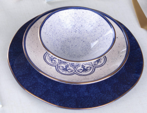 Acar Safir 24 Parça Yemek Takımı