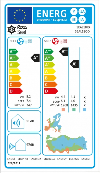 Rota Climate Seal 18 Duvar Tipi Klima (18.000 BTU)