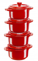 Staub Ceramique 4 Parça Mini Tencere Seti resim