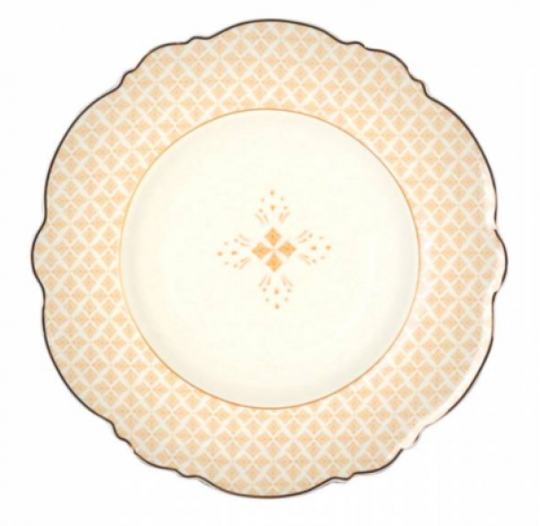 Acar Alin Gold Motif İşlemeli 24 Parça Yemek Takımı