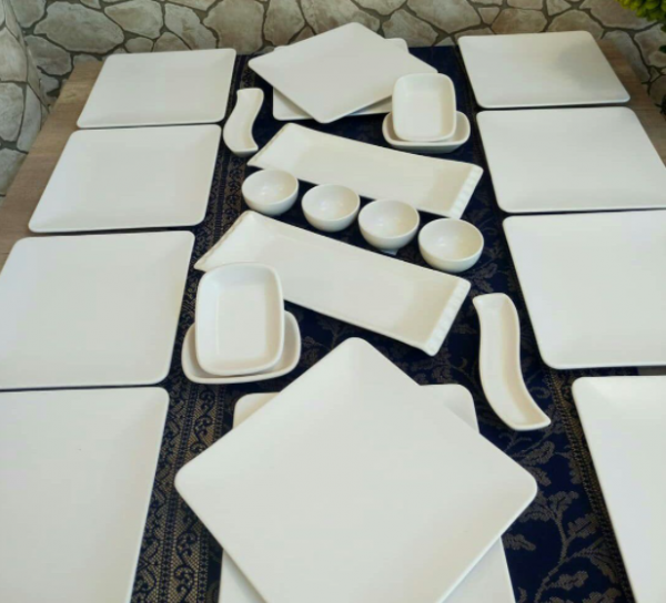 Keramika Mat Krem 24 Parça Kahvaltı Takımı